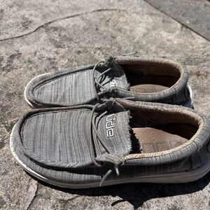 Hey Dude Boys Gray Slip-On Loafers